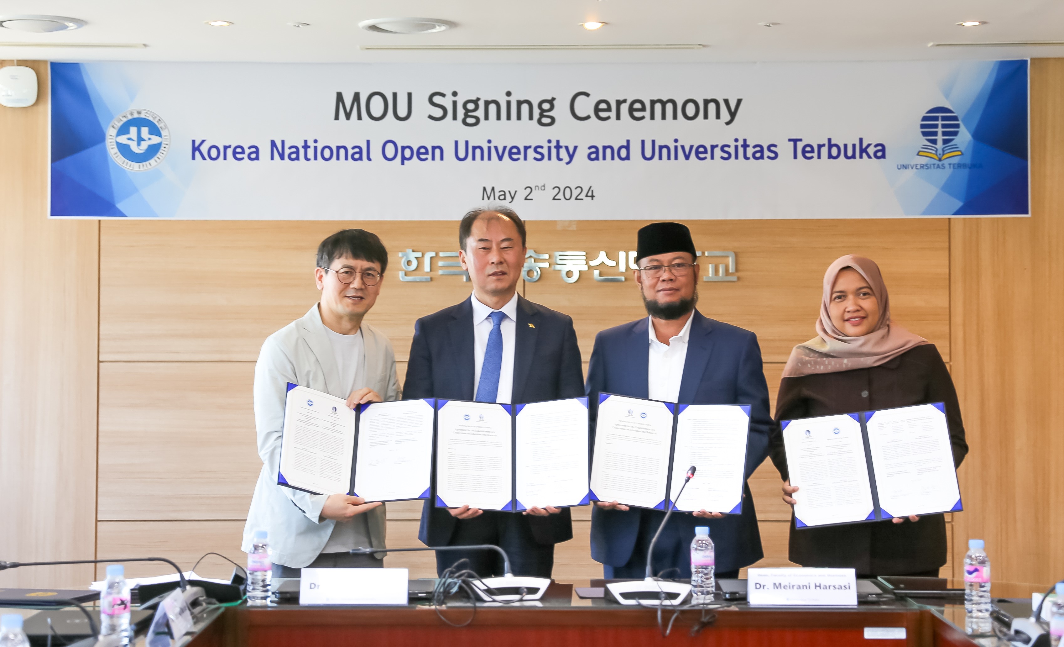 인도네시아 개방대학교와 MOU 및 MOA 체결 대표이미지